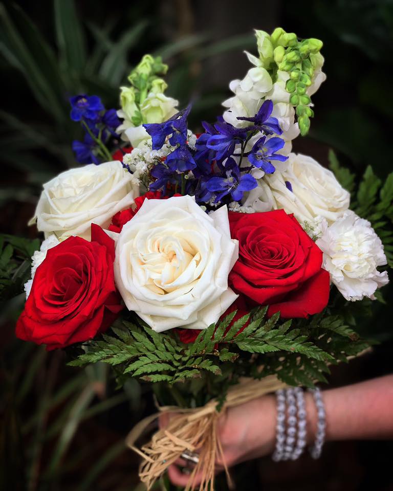 Red, White, And Blue! Flowers For Your Fourth of July