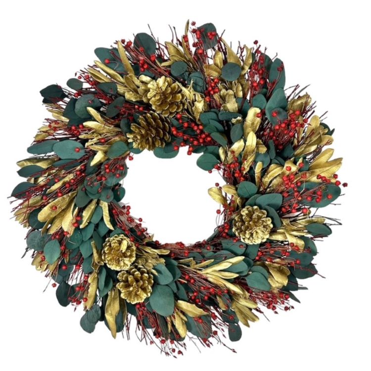 Copper Fields Wreath