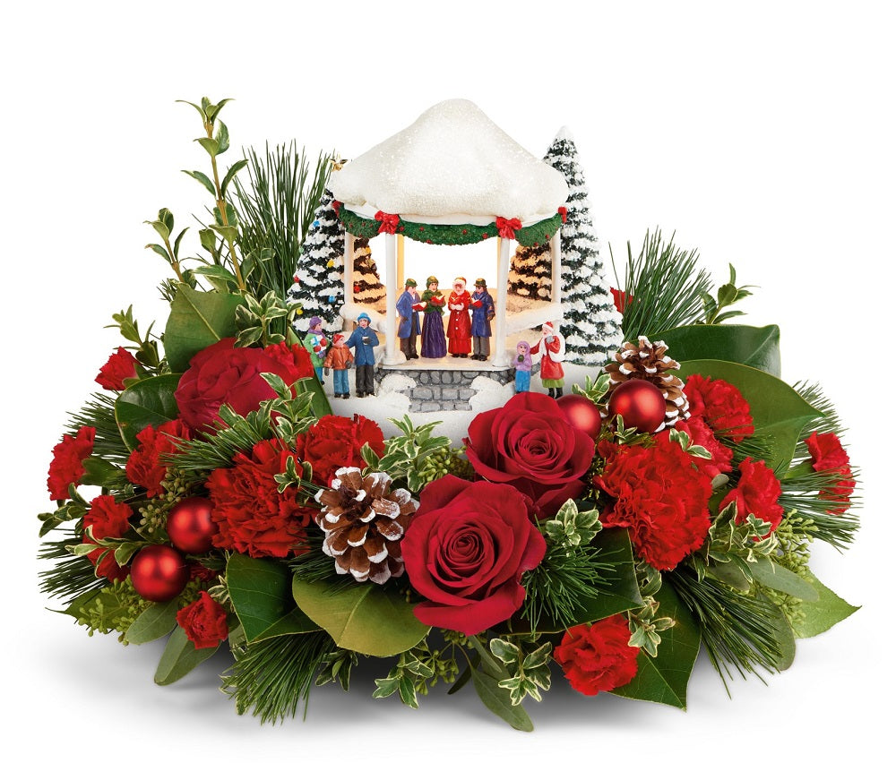 2023 Teleflora Thomas Kinkade Sweet Sounds of Christmas Bouquet Standard