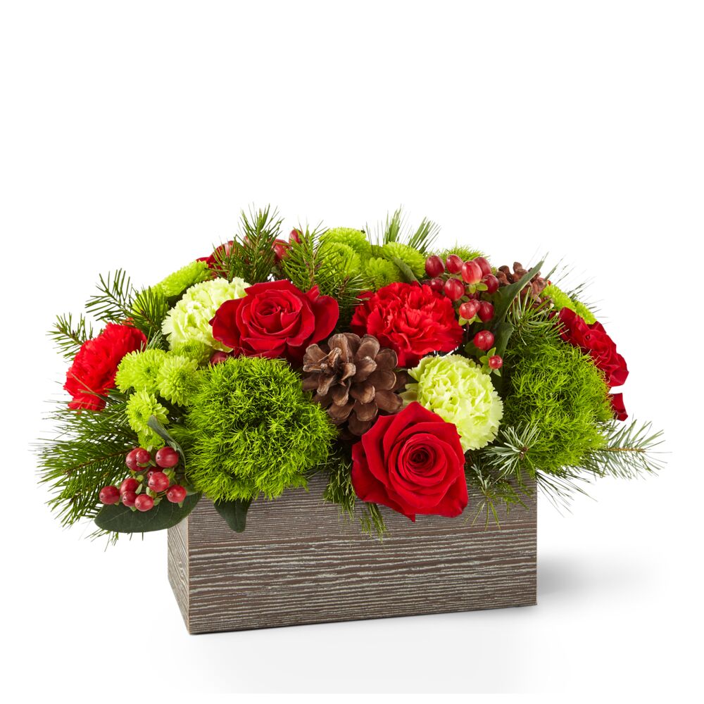 Bundled Up Christmas Centerpiece Deluxe