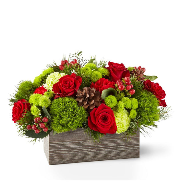 Bundled Up Christmas Centerpiece Premium