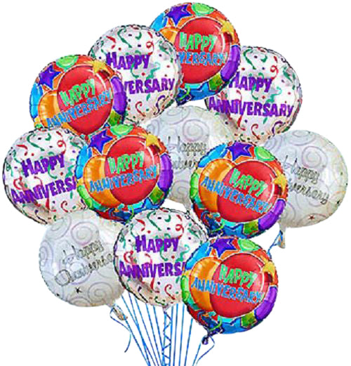 Anniversary Mylar Balloon Bouquet