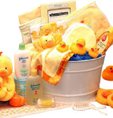 Bath Time for Baby Gift Basket for new baby