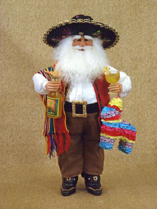 Fiesta Tabletop Santa gift