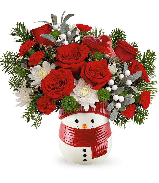 Teleflora Frosty Wishes Bouquet - Premium