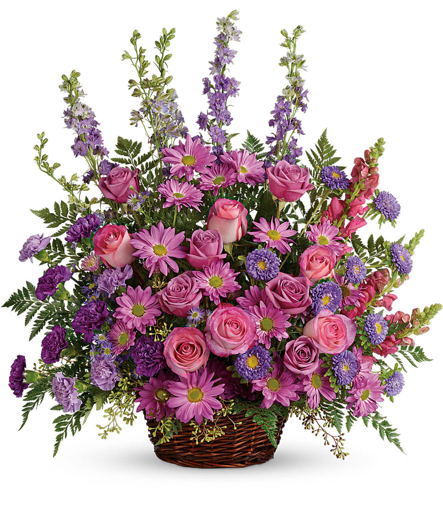 Gracious Lavender Basket - Deluxe