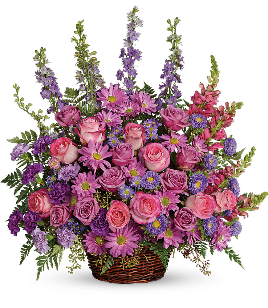 Gracious Lavender Basket - Premium