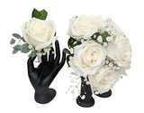 Graceful Rose Prom Flower Package - White - 6 Roses