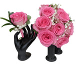 Graceful Rose Prom Flower Package - Pink - 12 Roses