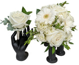 Hydrangea, Rose and Gerbera Prom Flower Package - White