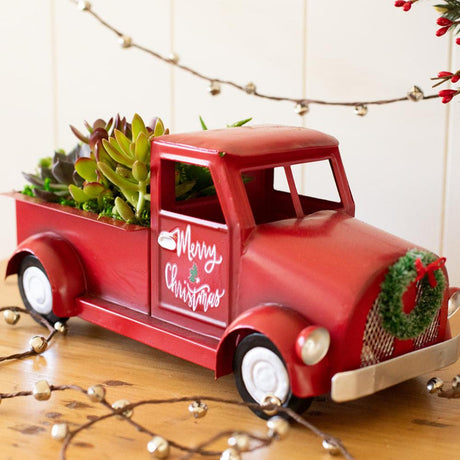 Happy Haulidays Succulent Truck