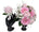 Gerbera Daisy Rose Prom Flower Package - Pink