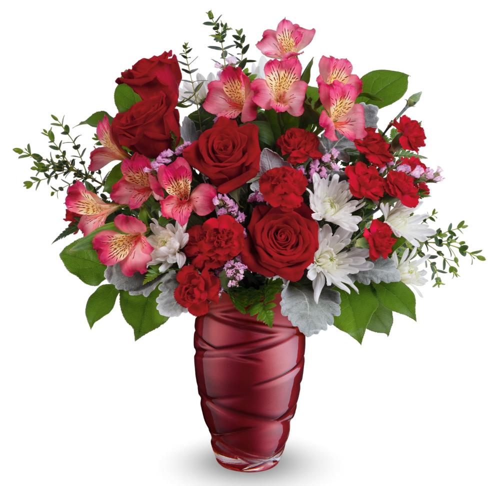 Teleflora Loving Swirls Bouquet - Deluxe