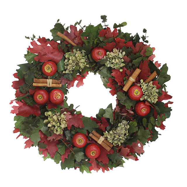 Apple Cinnamon Dried Flower Wreath