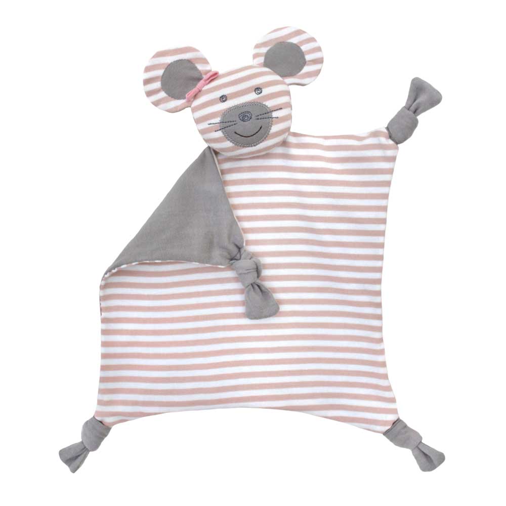 Ballerina Mouse Organic Farm Buddies Baby Blankie