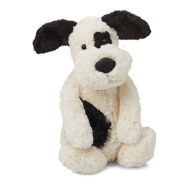 Bashful Black and Cream Puppy Jellycat