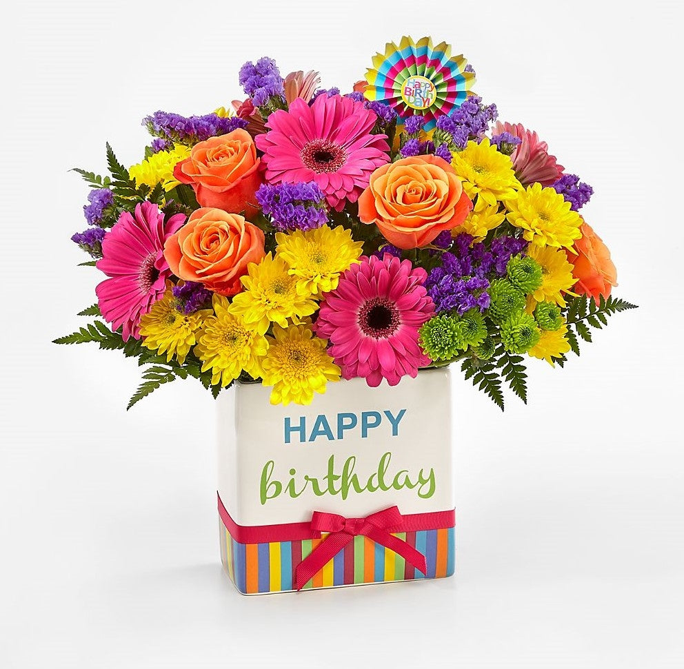 Birthday Brights Bouquet Exquisite