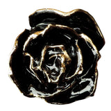 Gold Dipped Black Rose Close Up