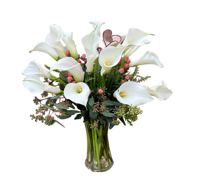 Blushing Callas - 18 stems