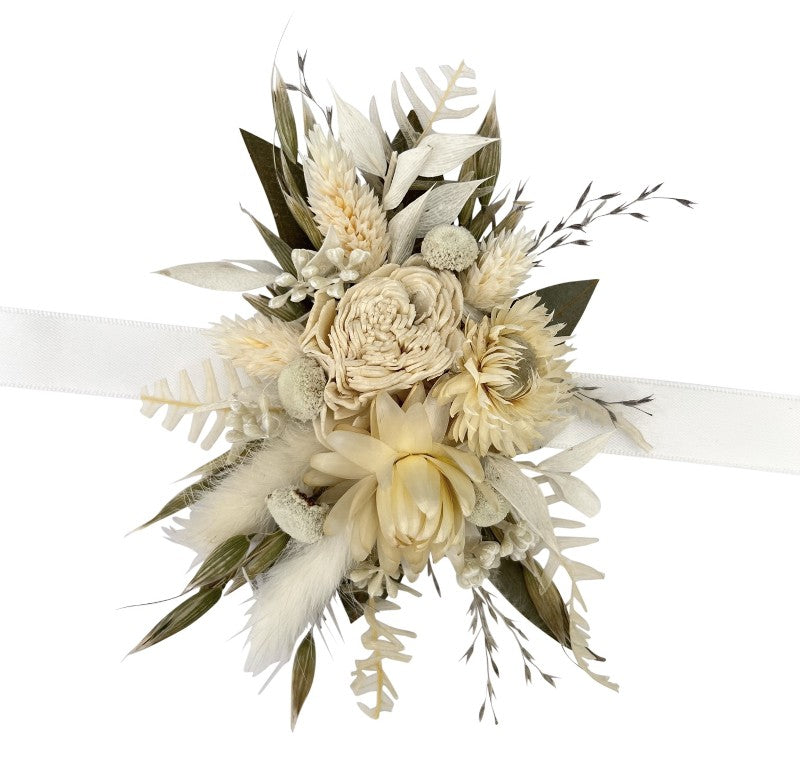 Boho Dried Flower Corsage