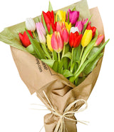 20 stems of assorted color tulips