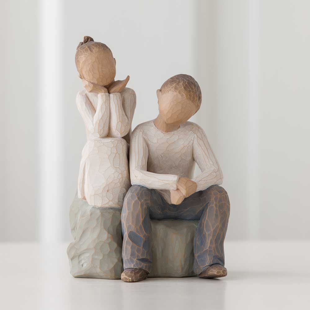 Brother and Sister Willow Tree Figurine