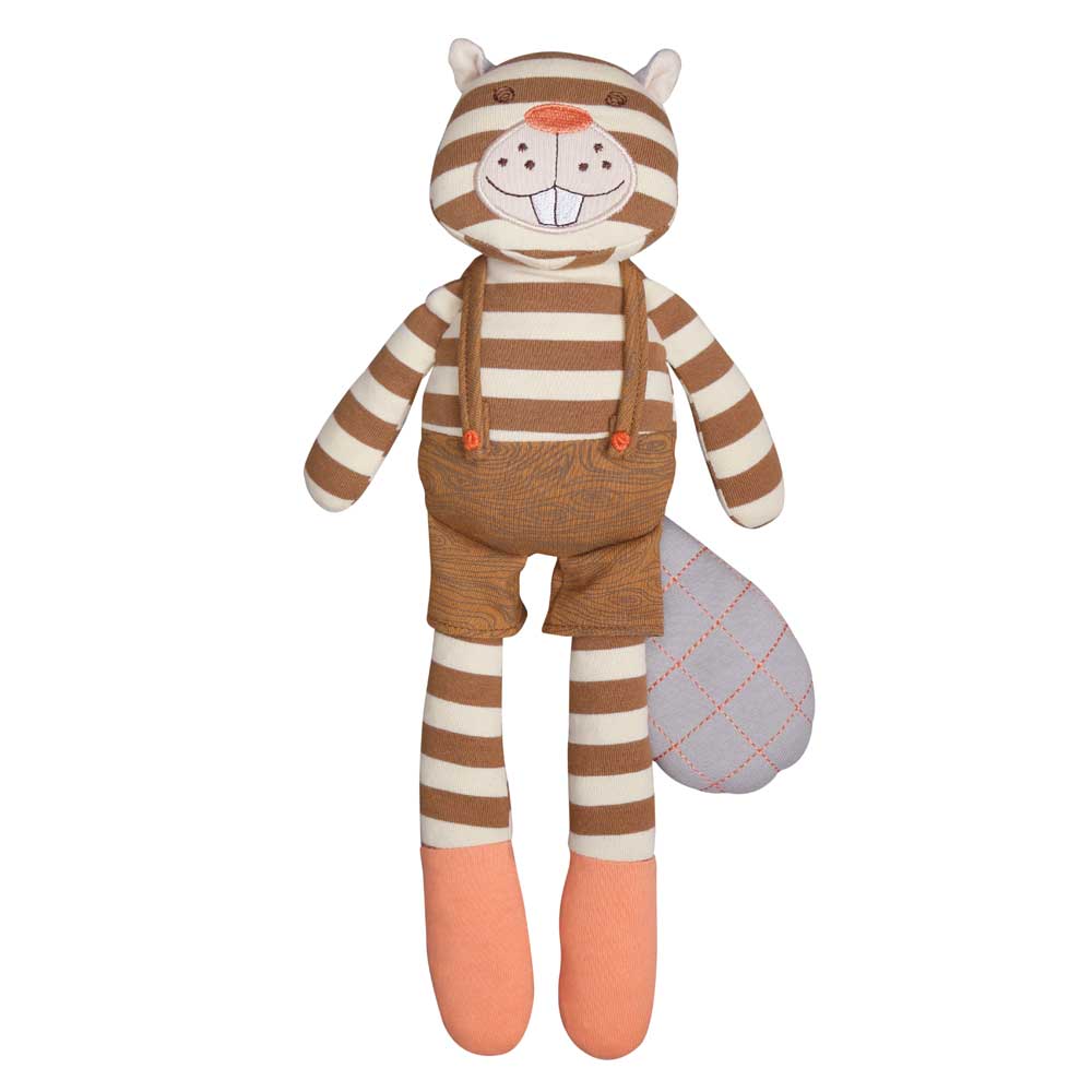 Buster Beaver Organic Farm Buddies Plush