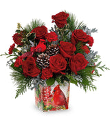 Cardinal Cheer Bouquet - Premium