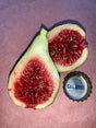 Col de Dame Blanc Fig Fruit Cross Section