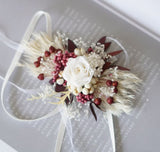 Elegance and Grace Dried Flower Corsage Close Up