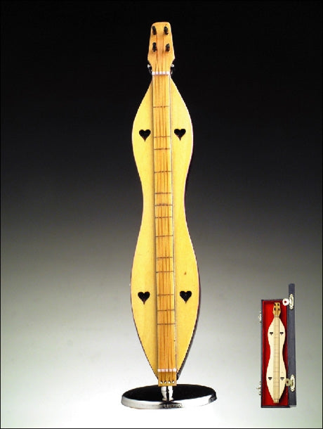 Miniature Collectible Dulcimer with Case