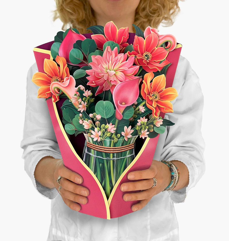 3D Dear Dahlia Greeting Card