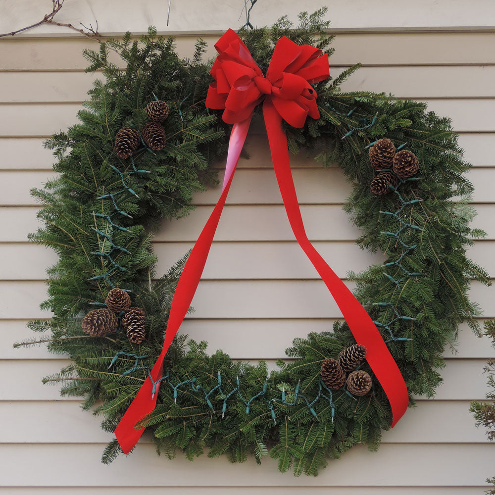 Large Outdoor Balsam Wreath