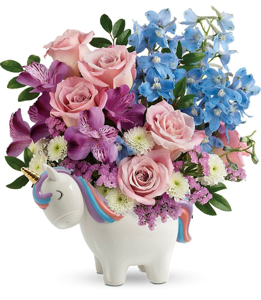 Enchanting Pastels Unicorn Bouquet Premium