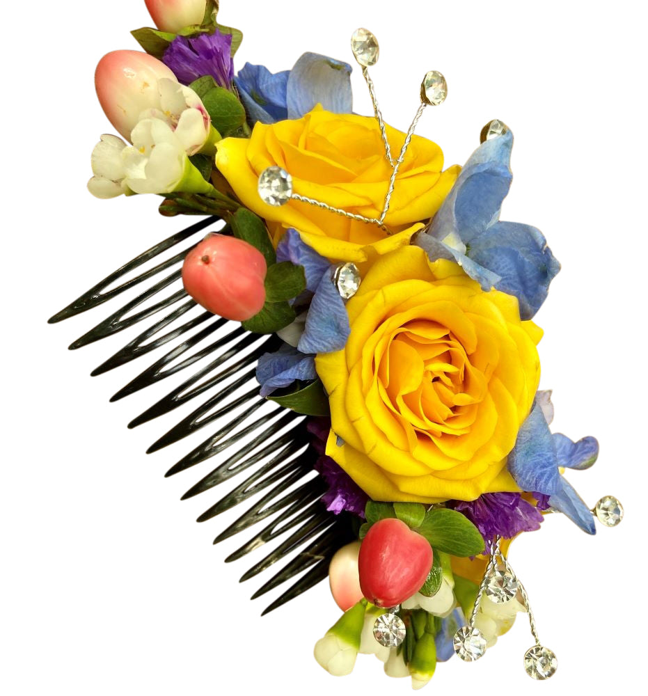 Floral Hair Comb