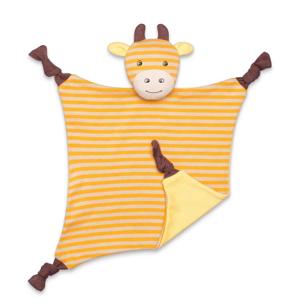 George Giraffe Organic Farm Buddies Baby Blankie