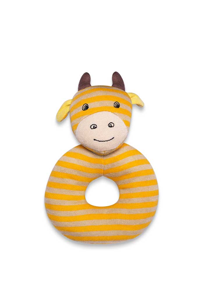 George Giraffe Organic Farm Buddies Teething Rattle