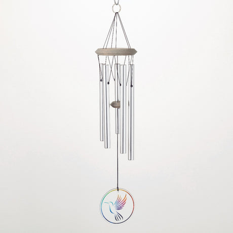 Glass Hummingbird Windchime