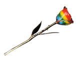 Gold Tipped Rainbow Rose