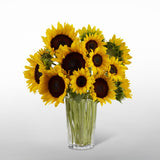 Golden Sunflower Bouquet by Vera Wang Large