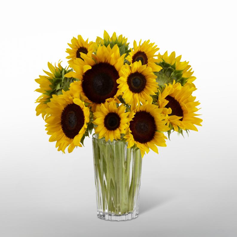 Golden Sunflower Bouquet by Vera Wang Medium