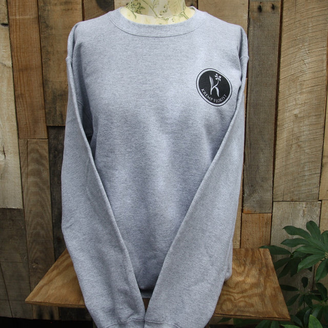 Kremp Florist Gray Crew Sweatshirt