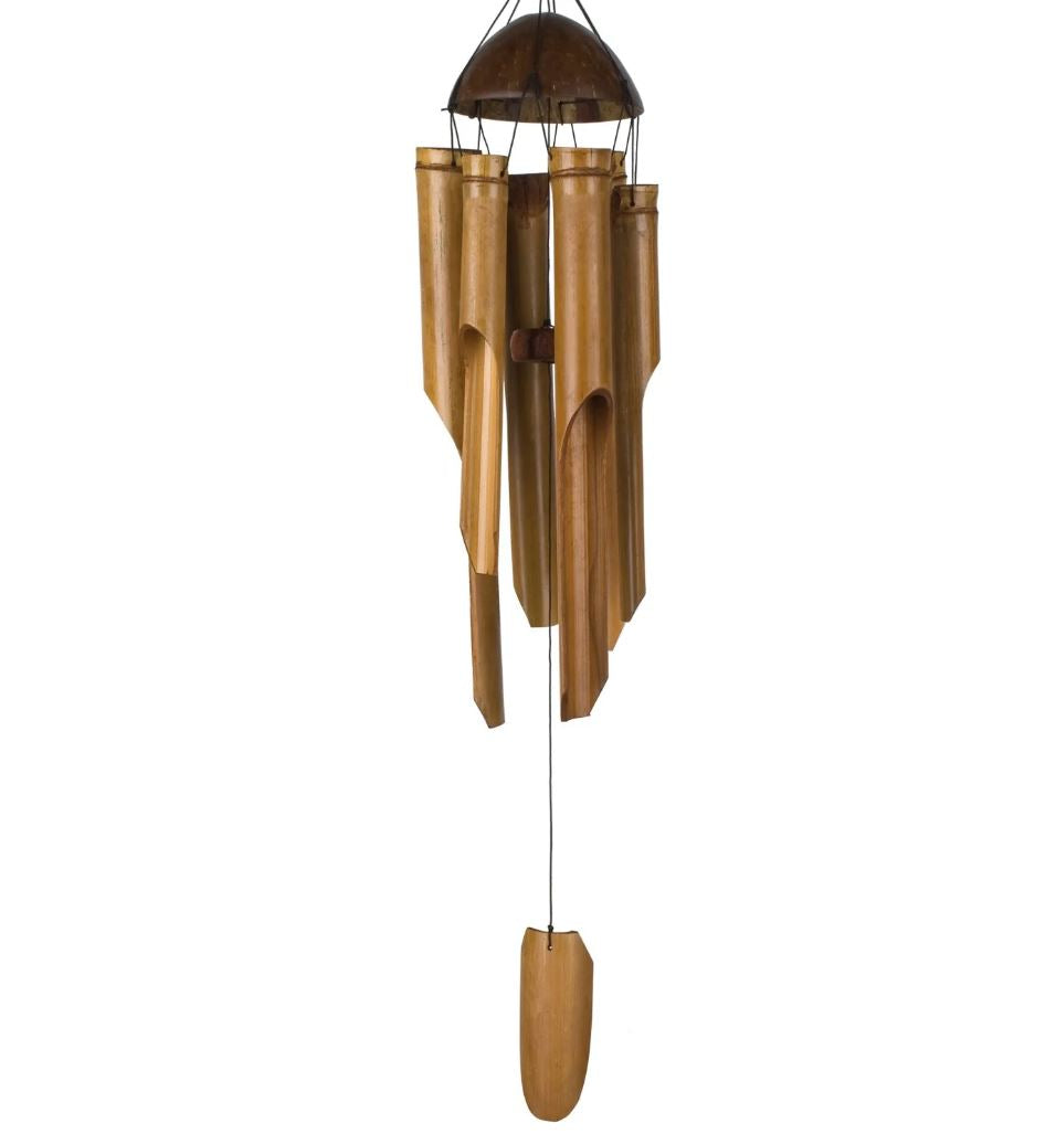 Half Coconut Bamboo Wind Chime