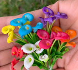 Handmade Mini Calla Lilies Colors