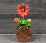 Handmade Mini Gerbera Daisies in Pot