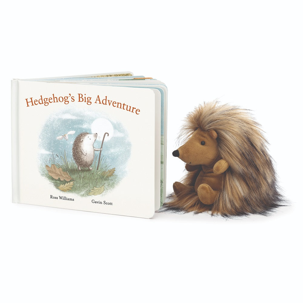 Didi Hedgehog Jellycat with Big Adventure Book Combo