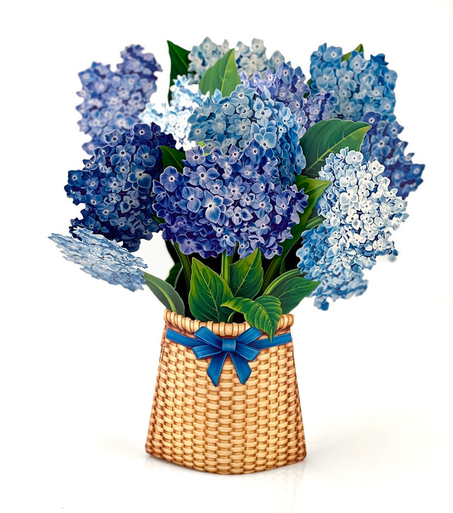 Nantucket Hydrangeas 3D Pop-Up Card