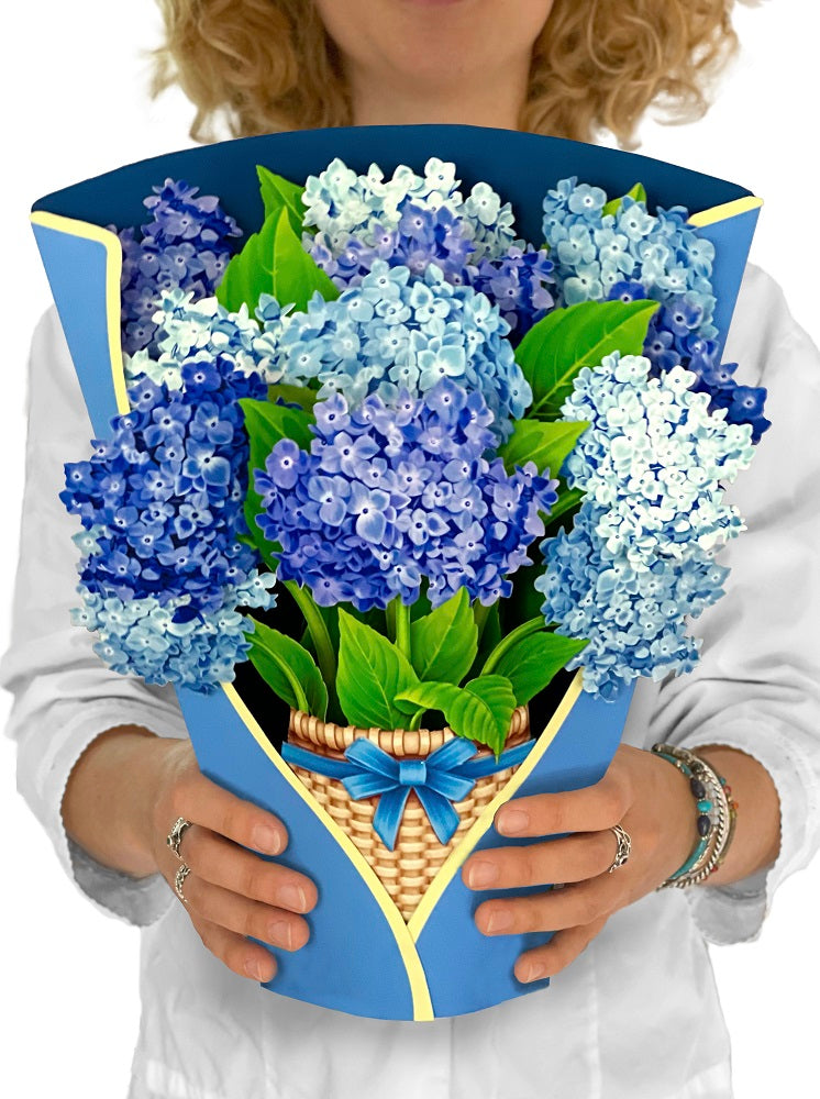 3D Hydrangea Pop-Up Card