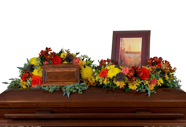 Fall Flower Urn Surround