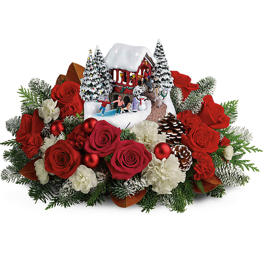 Kinkade Snowfall Dreams Bouquet Large